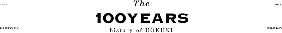 100 YEARS  Histry of UOKUNI